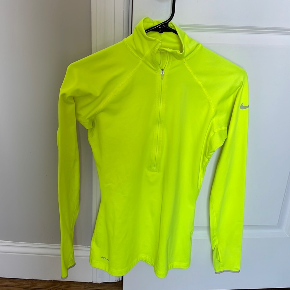 Nike Pro collared zip up